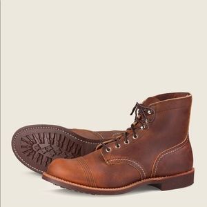Red Wing Shoes Brown Leather Boots